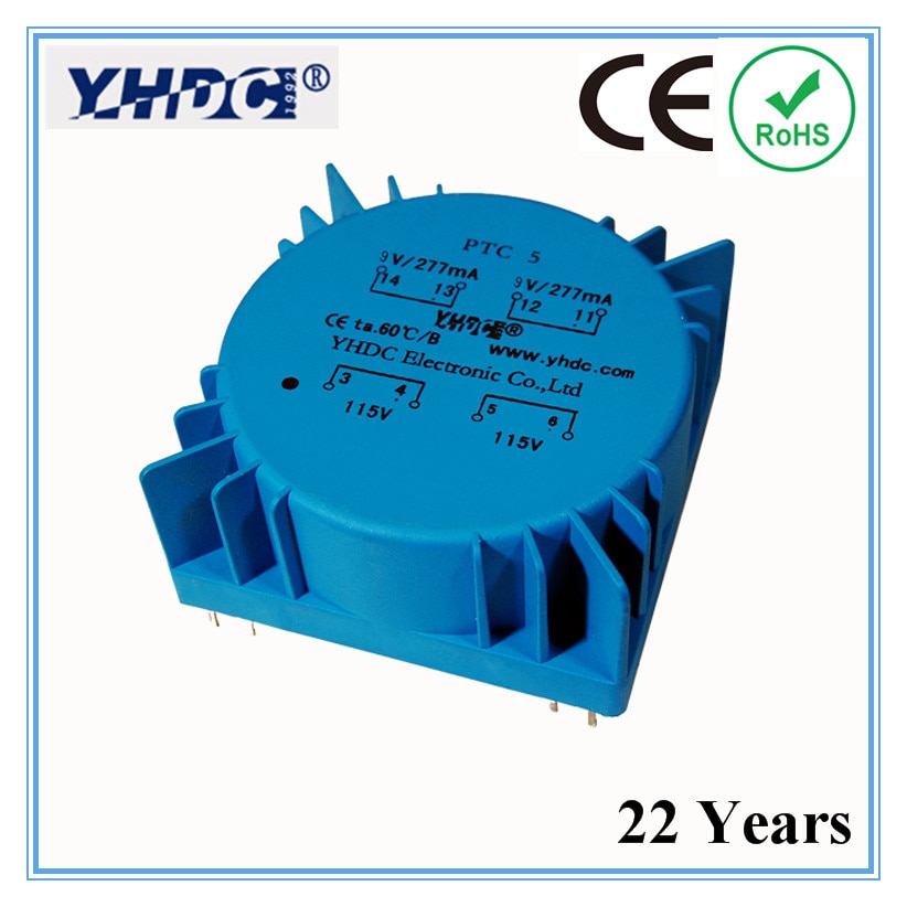 YHDC PTC5  5VA Է 115Vx2  7Vx 2/9Vx 2/12Vx..